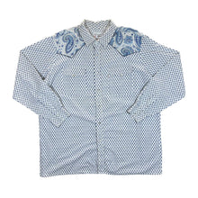 Load image into Gallery viewer, Vintage 80&#39;s MISTRAL French Western Style Paisley Floral Pattern Long Sleeve Shirt
