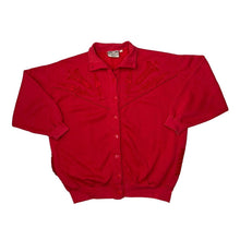 Load image into Gallery viewer, Vintage 90’s ATLANTIC CROSSING Embroidered Floral Button Down Sweatshirt
