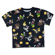 Load image into Gallery viewer, LOONEY TUNES Space Jam Cartoon Character Movie All-Over Print Graphic T-Shirt
