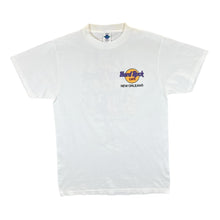 Load image into Gallery viewer, Vintage 90's HARD ROCK CAFE "New Orleans" Souvenir Logo Spellout Graphic White T-Shirt
