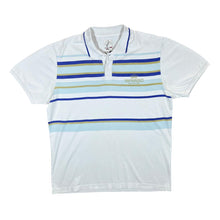 Load image into Gallery viewer, MAMBO Surf De Luce "High Voltage" Striped Surfer Skater Short Sleeve Polo Shirt
