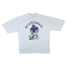 Load image into Gallery viewer, Vintage SCOTLAND "Rugby World Cup 1999" Souvenir Spellout Graphic Grey T-Shirt
