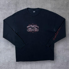 Load image into Gallery viewer, Early 00's Orange County Choppers OCC Biker Y2K Graphic Black Long Sleeve T-Shirt
