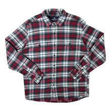 Load image into Gallery viewer, Vintage American Living Multi Plaid Check Long Sleeve Cotton Flannel Shirt
