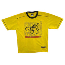 Load image into Gallery viewer, Early 00&#39;s SOHK School Of Hard Knocks y2k Hip Hop Graphic Yellow T-Shirt
