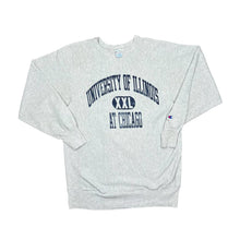 Load image into Gallery viewer, Vintage 90&#39;s CHAMPION Reverse Weave UNIVERSITY OF ILLINOIS AT CHICAGO College Graphic Crewneck Sweatshirt
