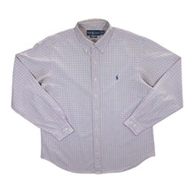 Load image into Gallery viewer, Vintage Ralph Lauren &quot;Classic Fit&quot; Baby Pink Check Long Sleeve Button-Up Cotton Shirt
