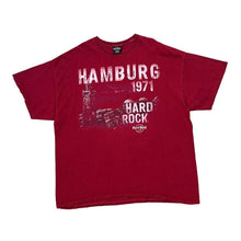Load image into Gallery viewer, HARD ROCK CAFE &quot;Hamburg&quot; Souvenir Logo Spellout Graphic T-Shirt
