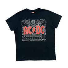 Load image into Gallery viewer, AC/DC &quot;Black Ice&quot; Logo Spellout Graphic Hard Rock Band T-Shirt
