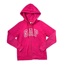 Load image into Gallery viewer, GAP Classic Embroidered Big Logo Spellout Zip Hoodie
