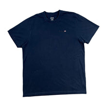 Load image into Gallery viewer, REEBOK CLASSIC Embroidered Mini Logo Navy Blue Short Sleeve T-Shirt
