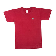 Load image into Gallery viewer, Vintage FRUIT OF THE LOOM Classic Mini Logo Graphic Red Single Stitch T-Shirt
