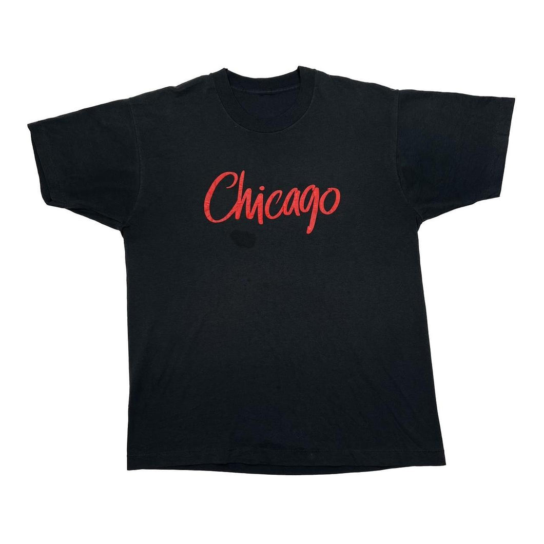 Vintage 90’s CHICAGO USA Souvenir Spellout Graphic Single Stitch T-Shirt