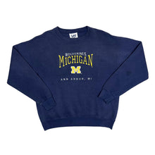 Load image into Gallery viewer, Vintage 90's Lee Sport MICHIGAN WOLVERINES Embroidered College Crewneck Sweatshirt
