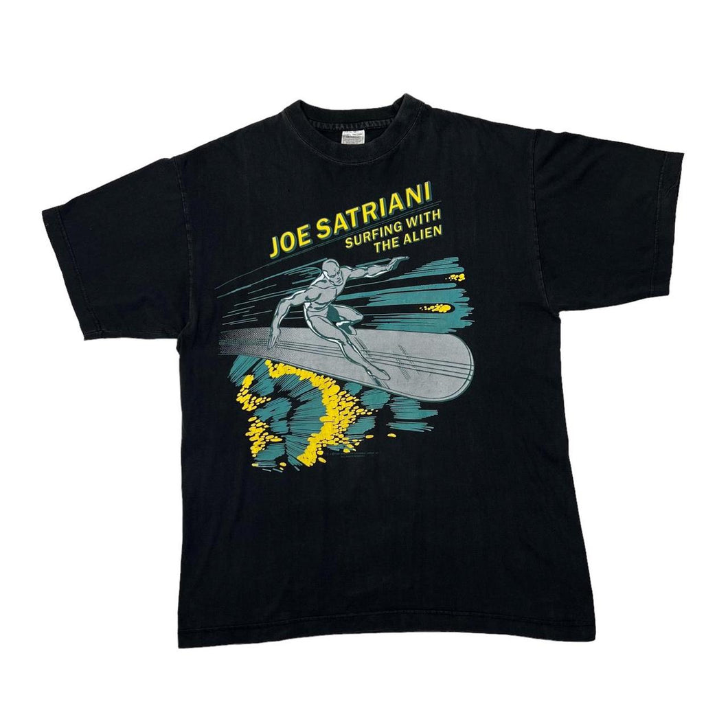 Vintage 90’s JOE SATRIANI “Surfing With The Alien” Marvel Silver Surfer Rock Band T-Shirt