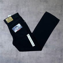 Load image into Gallery viewer, Deadstock Early 00's Duke Jeanswear Comfort Fit Zip Fly Black Denim Jeans
