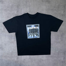 Load image into Gallery viewer, Vintage Westlife (2001) Iconic Boy Band Pop Music Glitter Graphic Black T-Shirt
