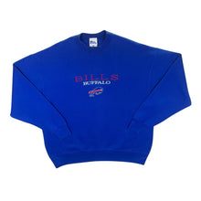Load image into Gallery viewer, Vintage Pro Player NFL Buffalo Bills Embroidered Football Spellout Blue Sweatshirt

