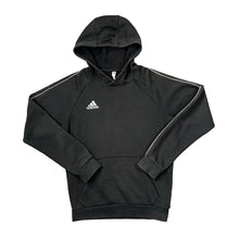 Load image into Gallery viewer, ADIDAS Classic Basic Embroidered Mini Logo Black Pullover Hoodie
