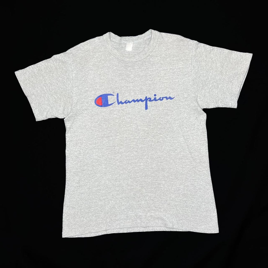 Vintage 90’s CHAMPION Classic Logo Spellout Graphic Single Stitch T-Shirt