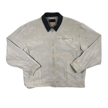 Load image into Gallery viewer, ASOS DESIGN Corduroy Cord Collared Skater Workwear Canvas Zip Bomber Jacket
