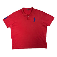 Load image into Gallery viewer, POLO RALPH LAUREN Embroidered Big Pony Red Short Sleeve Polo Shirt
