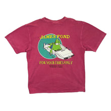 Load image into Gallery viewer, Early 00&#39;s WEIRD FISH &quot;James Pond&quot; For Your Fries Only Parody Graphic Faded Red T-Shirt
