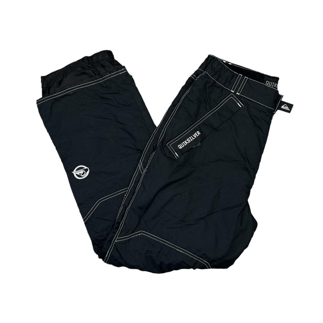 Early 00's QUIKSILVER The Boardriding Co. Contrast Stitch Ski Trousers Bottoms Pants