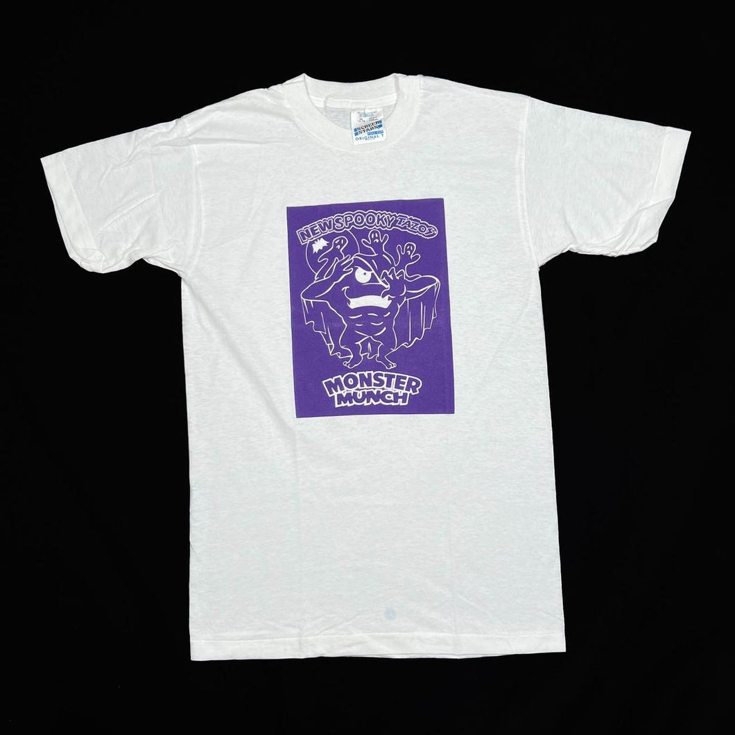 Vintage 90’s Screen Stars MONSTER MUNCH “New Spooky Tazos” Crisps Promo Single Stitch T-Shirt