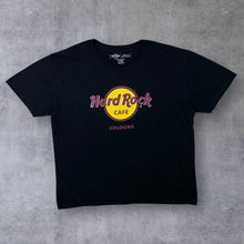 Load image into Gallery viewer, Hard Rock Cafe "Cologne" The Original Tee Souvenir Logo Graphic Black T-Shirt
