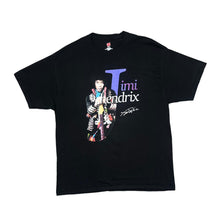 Load image into Gallery viewer, Hanes JIMI HENDRIX Tribute Graphic Spellout Psychedelic Blues Rock Music Band T-Shirt
