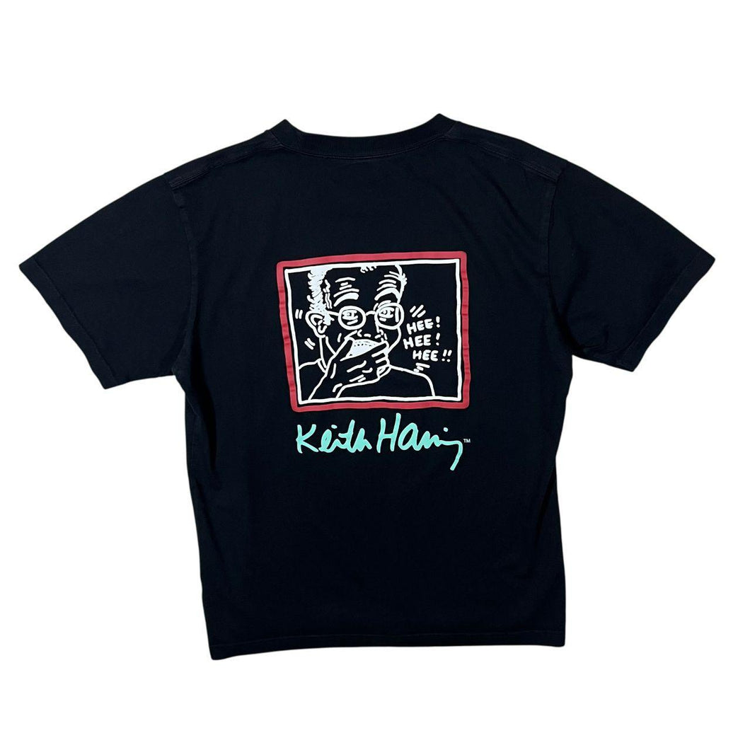 Uniqlo x Keith Haring NYC Pop Icons Black Short Sleeve Pocket Cotton T-Shirt