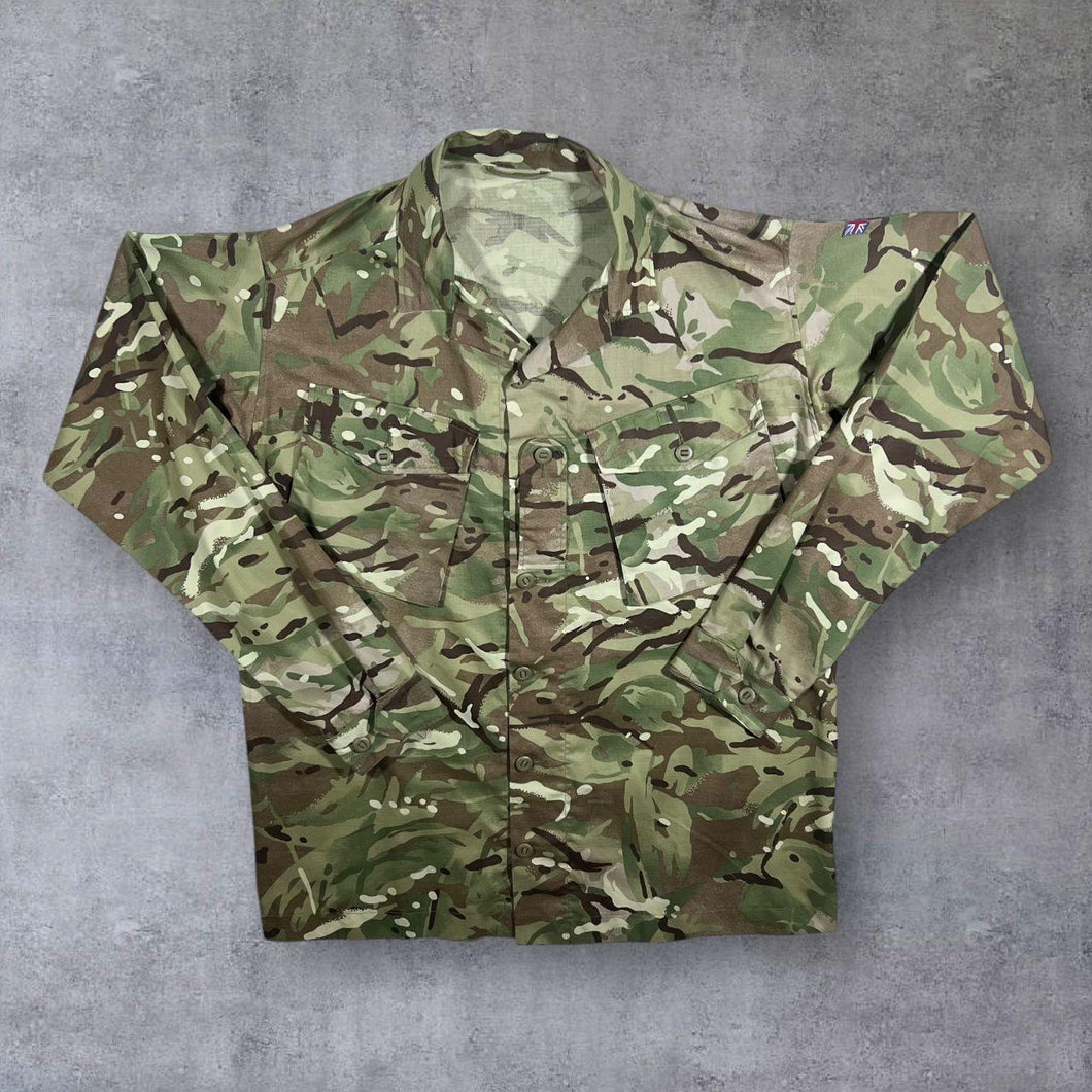 MTP Barracks Camo Camouflage Army Military Button Lightweight Jacket