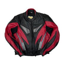 Load image into Gallery viewer, Vintage DEVIL LEATHERS Heavyweight Armoured Padded Biker Leather Motorcycle Jacket

