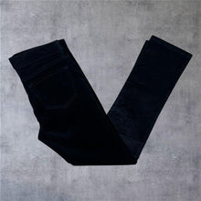 Load image into Gallery viewer, Joe Fresh Slim Fit Low Rise Black Corduroy Cord Trousers
