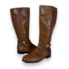 Load image into Gallery viewer, LAUREN RALPH LAUREN &quot;Baylee&quot; High Y2K Brown Leather Boots
