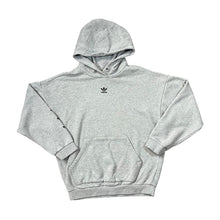 Load image into Gallery viewer, ADIDAS Classic Trefoil Mini Centre Logo Grey Pullover Hoodie
