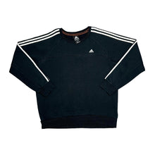 Load image into Gallery viewer, ADIDAS Three Stripe Classic Embroidered Mini Logo Crewneck Sweatshirt
