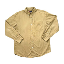 Load image into Gallery viewer, Early 00&#39;s CHAPS Classic Brown Mini Pocket Logo Sleeve Button-Up Cotton Shirt
