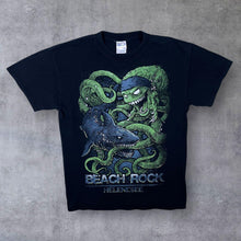 Load image into Gallery viewer, Beach Rock Festival Heavy Metal Hard Rock Music Band Lineup Black T-Shirt
