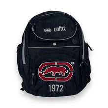 Load image into Gallery viewer, Early 00&#39;s ECKO UNLTD. Embroidered Logo Hip Hop Y2K Black Backpack Rucksack Bag
