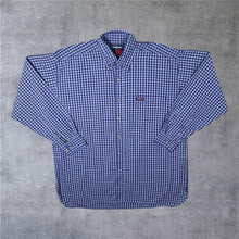 Load image into Gallery viewer, Vintage Kickers Classic Plaid Check Button-Down Long Sleeve Shirt
