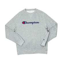Load image into Gallery viewer, CHAMPION Classic Embroidered Big Logo Spellout Crewneck Sweatshirt
