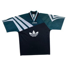 Load image into Gallery viewer, Vintage 90's Adidas Embossed Logo Colour Block Sports Mesh Jersey Top

