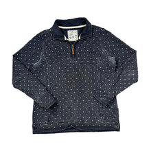 Load image into Gallery viewer, FAT FACE Classic Polka Dot Patterned 1/4 Zip Pullover Sweatshirt
