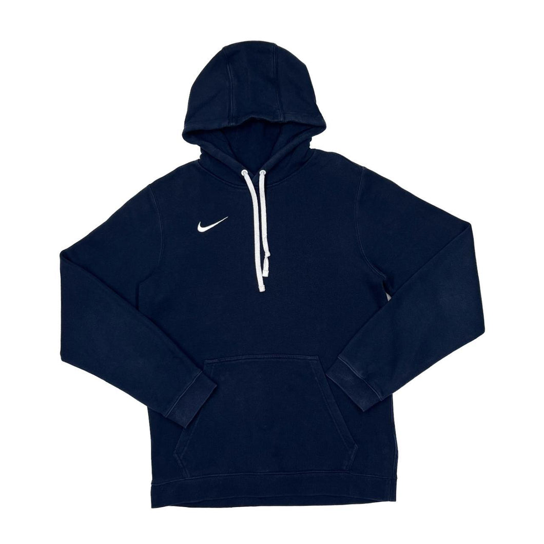 NIKE Classic Basic Essential Embroidered Mini Swoosh Logo Pullover Hoodie