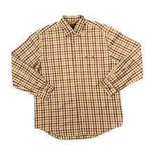 Load image into Gallery viewer, Vintage TIMBERLAND Classic Mini Pocket Logo Plaid Check Long Sleeve Button-Up Cotton Shirt
