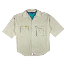 Load image into Gallery viewer, Vintage 90&#39;s COLUMBIA &quot;Bonefish Flats&quot; Fishing Beige Brown Cotton Short Sleeve Shirt
