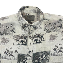Load image into Gallery viewer, Vintage Woods &amp; Water Labrador Animal Wildlife All-Over Print Long Sleeve Button-Up Shirt
