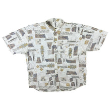 Load image into Gallery viewer, Vintage 90's Crazy Abstract Patterned Short Sleeve Shirt
